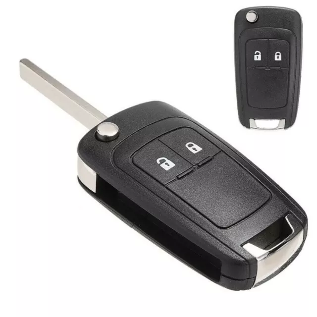 DE 2 Tasten Für Chevrolet Cruze 10-13 Orlando Schlüssel Shell Remote Case Fob