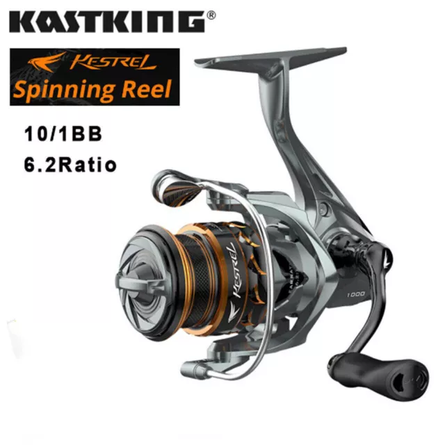 Kastking Kestrel Spinning Fishing Reel 10/1BB 6.2:1 Fishing Reel Lightweight