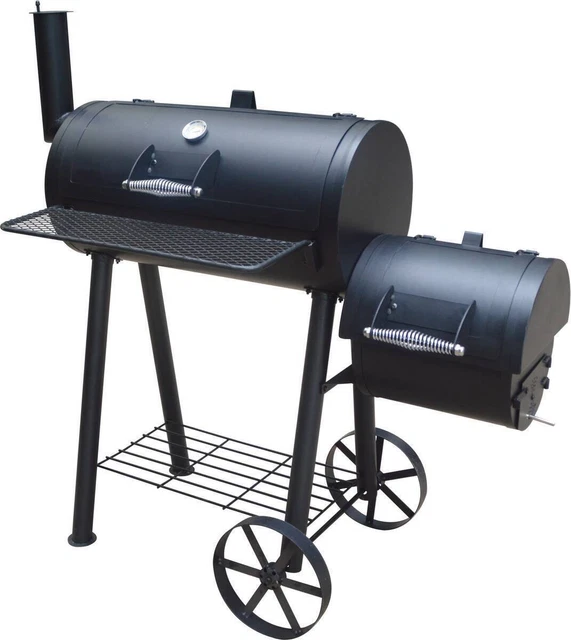 EL FUEGO EDMONTON OFFSET SMOKER GRILL - Holzkohlegrill Barbecue BBQ - NEU