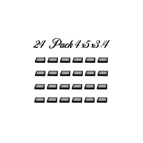 24 Pack of 4 x 5 x 3/4 Sgt Riker Display Cases for Collectibles Arrowheads