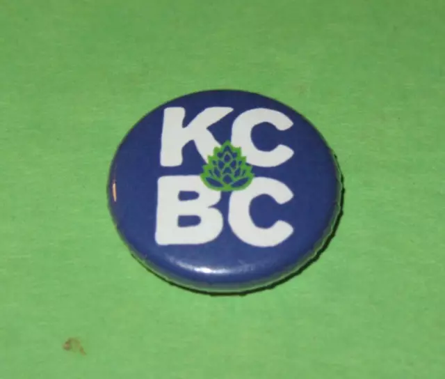 KCBC KINGS COUNTY BREWERS COLLECTIVE Real Ale Craft Beer Lapel Button Badge USA