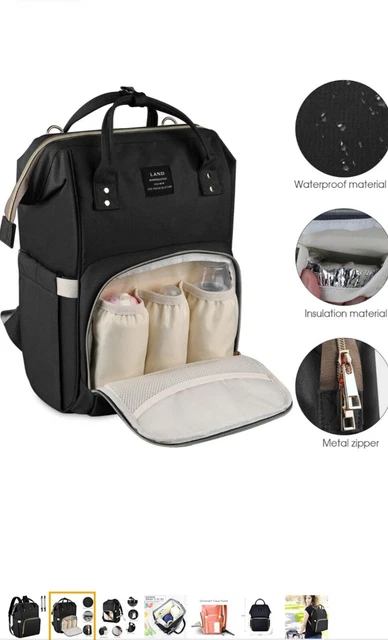 Living Traveling Share Baby Diaper Bag Multi-Function Travel Waterproof Backpack 2