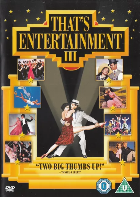 That's Entertainment 3 Golden Age Of Musicals - NEW Region 2 DVD