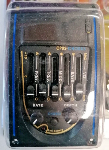 Equalizzatore Per Chitarra Acustica F-5T | Con Tuner E Pickup | 5 Bande | Alimentazione A Batteria 9V - Foto 4