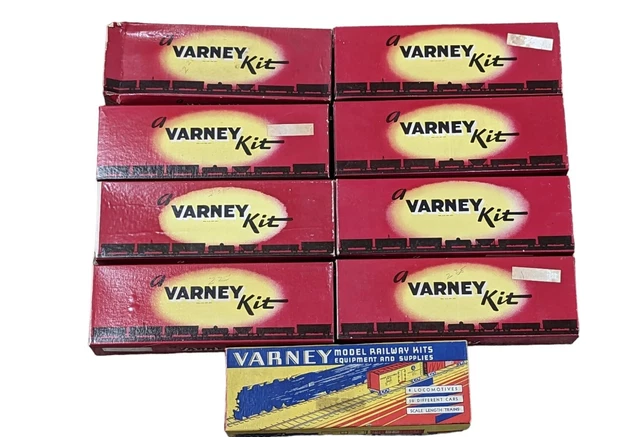 VTG 50s Varney HO Lot of 9 Kits Hopper Car Train Union Pacific York PARTS ONLY