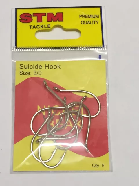 90 Size 3/0 STM Suicide Fishing Hooks 2