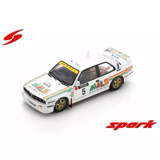 Spark S7826 1/43 BMW M3 E30 No.5 Rally 1000 Lacs Finlande 1988 Modèle De Japon 2