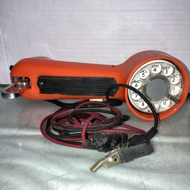 Vintage Bell Systems Used Lineman Rotary Electric Rotary Dial Lineman's Handset