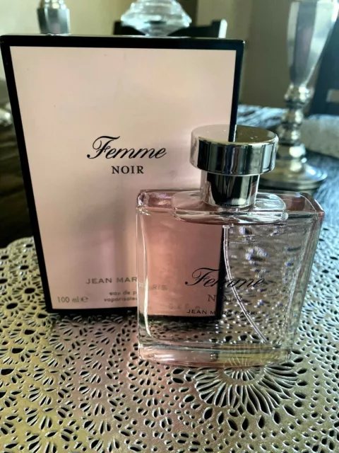 FEMME NOIR EAU De Parfum Woman Feminine Spray Perfume Jean Marc Paris 3.4 Oz  $18.75 - PicClick