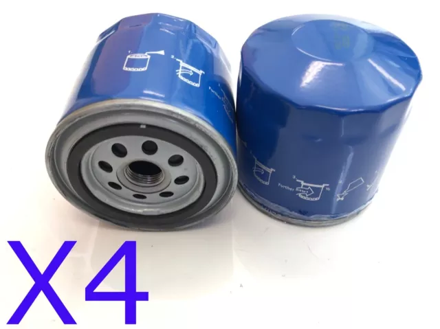 4x Oil Filter Suits GM 93156669 // (F170