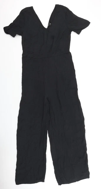 Tuta unica donna Superdry nera poliestere taglia 10 L27 cerniera
