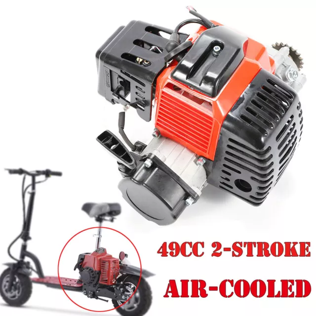 For Pocket Mini Bike Gas Scooter Single Cylinde Engine Motor Pull Start 49CC
