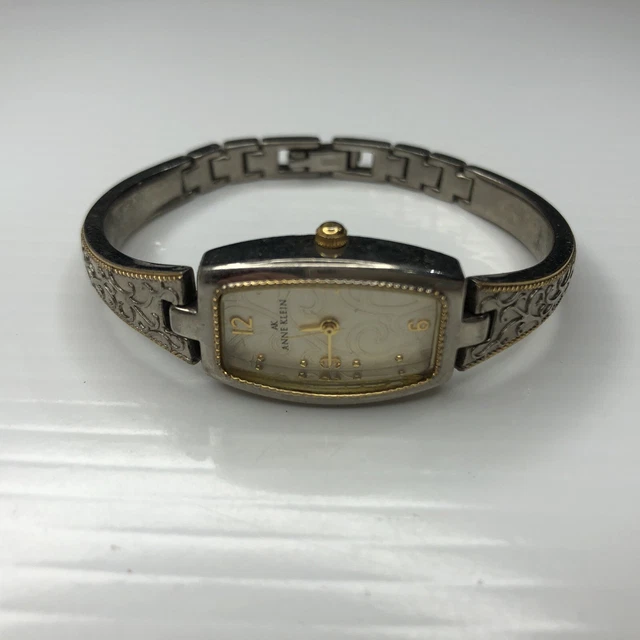 X11 ANNE KLEIN 10/5503 Thai Two Tone Ladies Retro Watch Untested