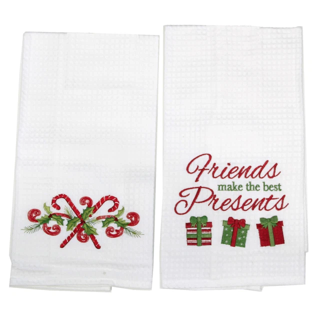 Toalla decorativa amigos mejores regalos toallas dulces de Navidad regalos