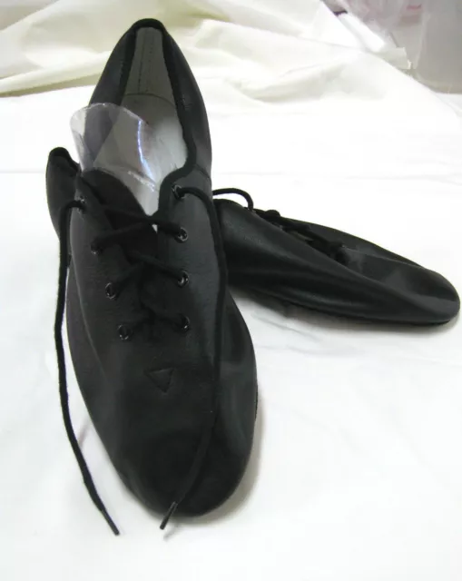 BLOCH Jazzlite, Full Sole Leather Jazz Dance Shoes, Black, Childrens, New