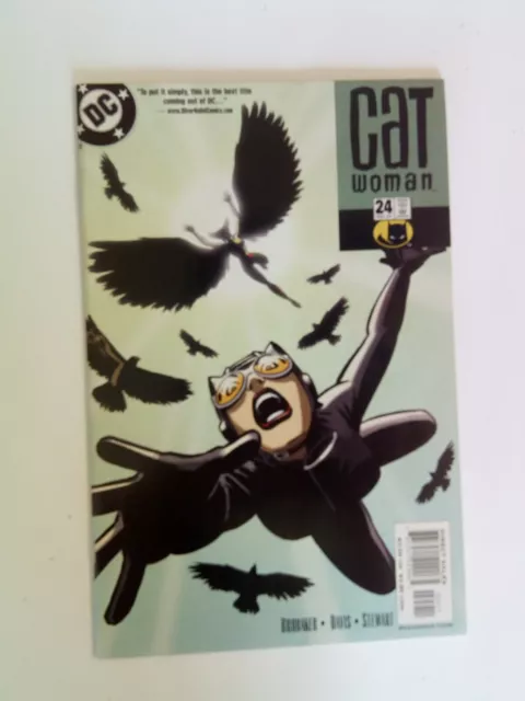 Catwoman v3 #24 DC 2003 NM- Hawkgirl Hawkman Ed Brubaker Guy Davis 1st print