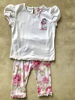 **Monnalisa** Aristocats Girls Outfit Age 24 Months VERY CUTE