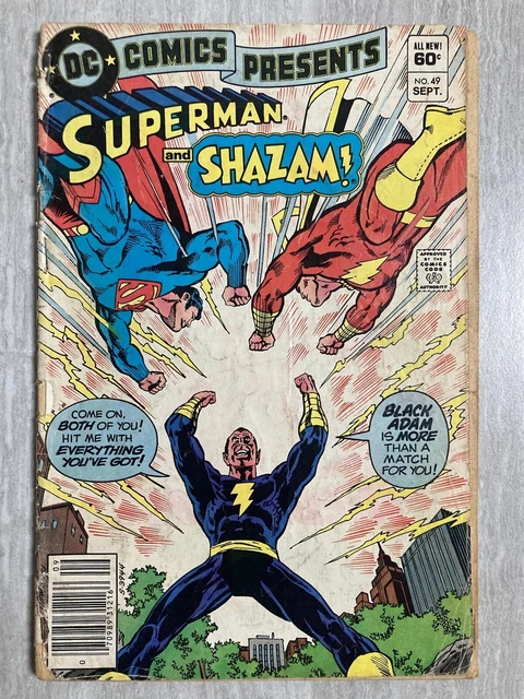 DC Comics Presents #49 (DC Comic 1982) Superman & SHAZAM vs Black Adam
