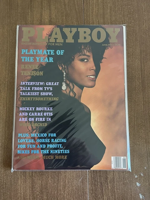 PLAYBOY JUNE 1990, Playmate Bonnie Marino, Renee Tenison Playmate of