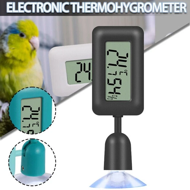 NOCTILUCENT REPTILE HYGROMETER ABS Digital Thermometer Terrarium £5.86