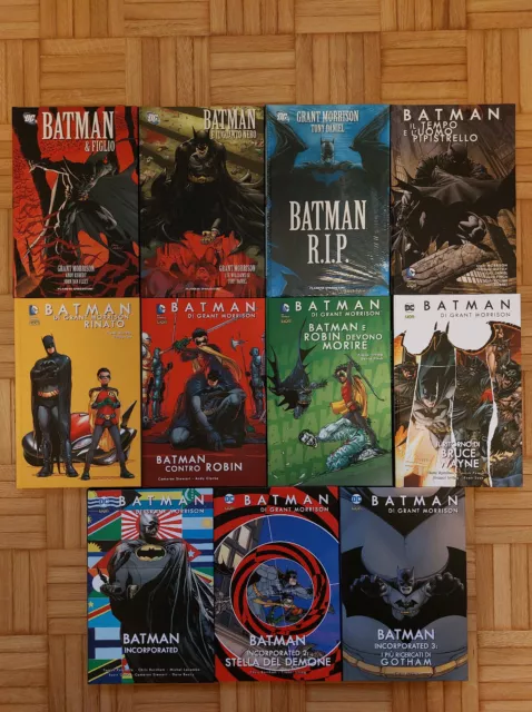 Batman di Grant Morrison 1-11 RW Lion Planeta serie COMPLETA cartonati HC