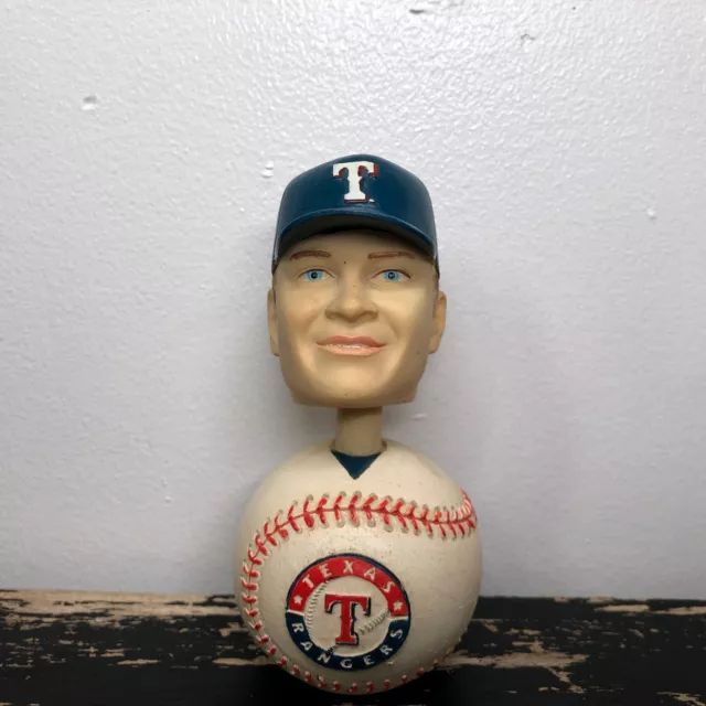 Texas Rangers Hank Blalock Bobblehead Baseball MLB 2007 Damaged Missing Base 5"