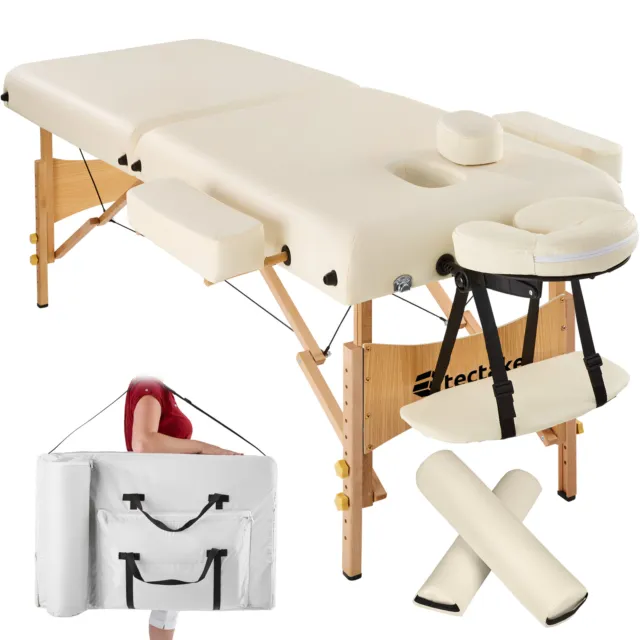 Table de massage cosmetique lit de massage épaisseur de coussin 7,5 cm beige