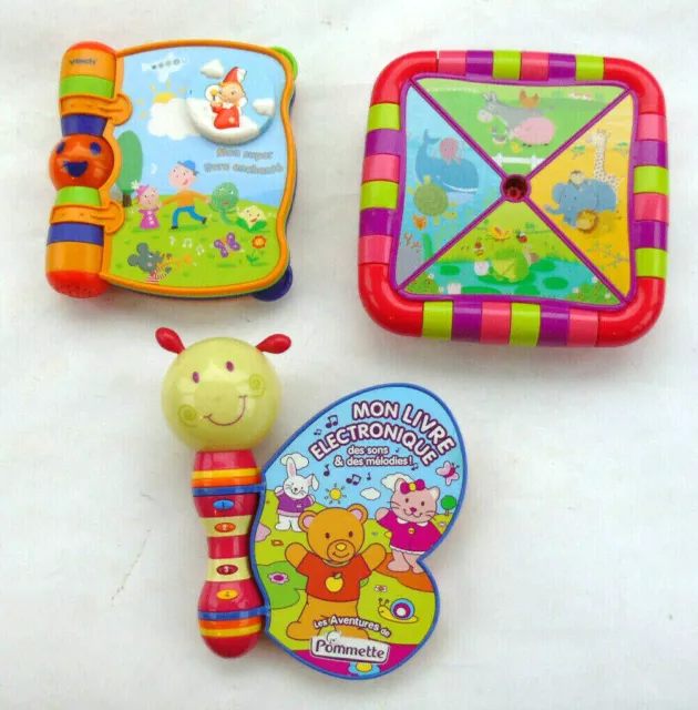 Jouet Jeux D'eveil Enfant 1Er Age Lot De 3 Children Toy Game First Ge