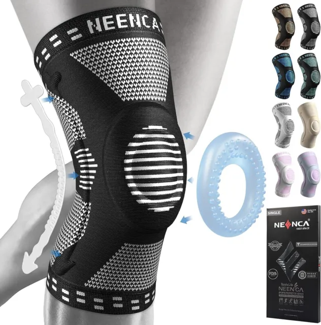 NEENCA Professional Knee Brace for Knee Pain Relief, Medical Knee Support with P