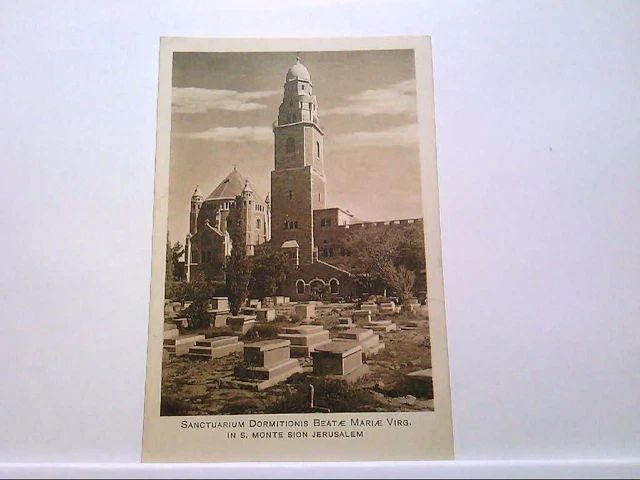 AK Jerusalem / Israel, Sanctuarium Dormitionis Beatae Mariae Virg. in S. Monte S