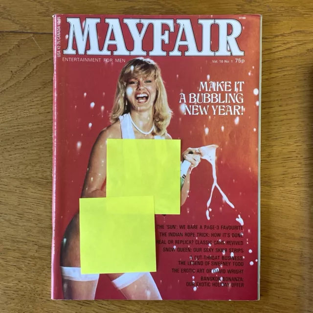 Mayfair Magazine - Vintage - 1981 -  Vol. 16  Issue No. 1