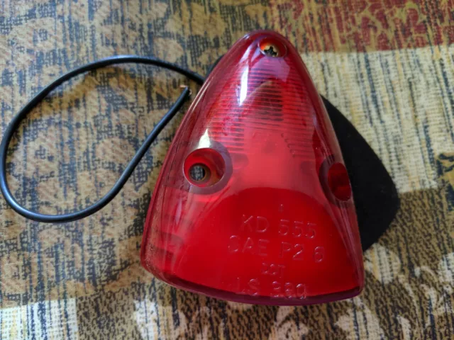 VINTAGE KD555 SAE P2 6 DOT LS360 Marker Lamp - Red- Clearance Cab Truck  Tractor $20.00 - PicClick