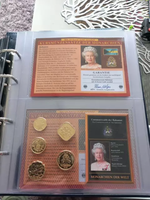 Monarchien der Welt KMS Kursmünzensatz Commonwealth der Bahamas *008
