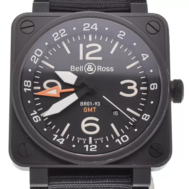 Bell＆Ross BR01-93 GMT BR01-93 GMT-R black Dial Automatic Men's Watch N#129671