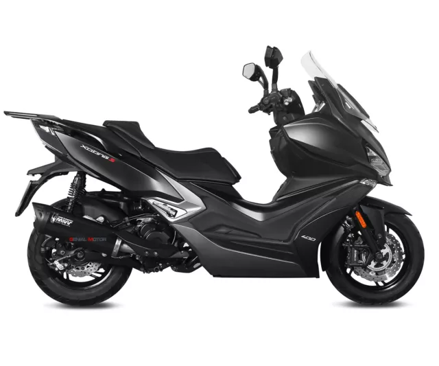 Terminale Scarico Mivv Mover Acciaio Nero Kymco Xciting 400i S 2019 > 2020