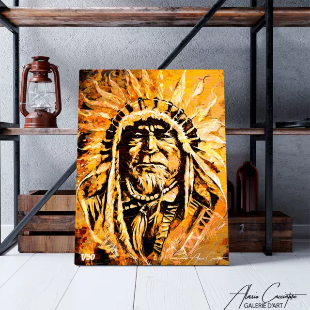 Painting Amerindian Wall Art Wall Decor Living Room Bedroom Above Bed Decor Art