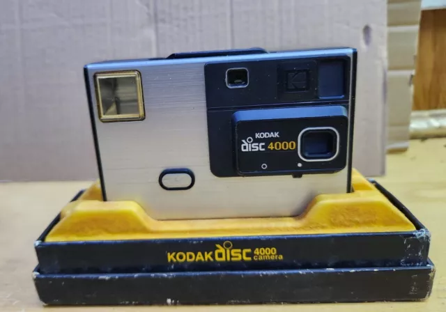 Retro Kodak Disc 4000 Camera In Box 1980s
