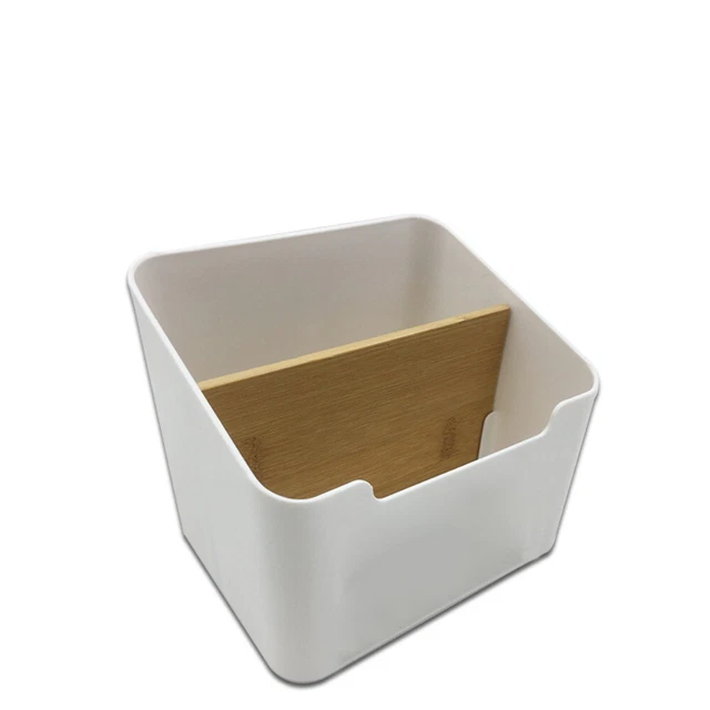 Caja de tejido práctico Suministros para sala de estar Caja de almacenamiento 4