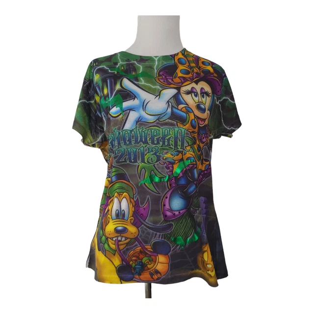 Disney Parks Disneyland Halloween 2013 Haunted Mansion T-Shirt Women Large