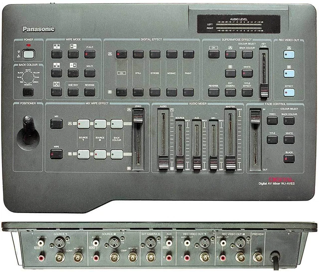 Panasonic WJ-AVE7 Digital AV Mixer Manuals
