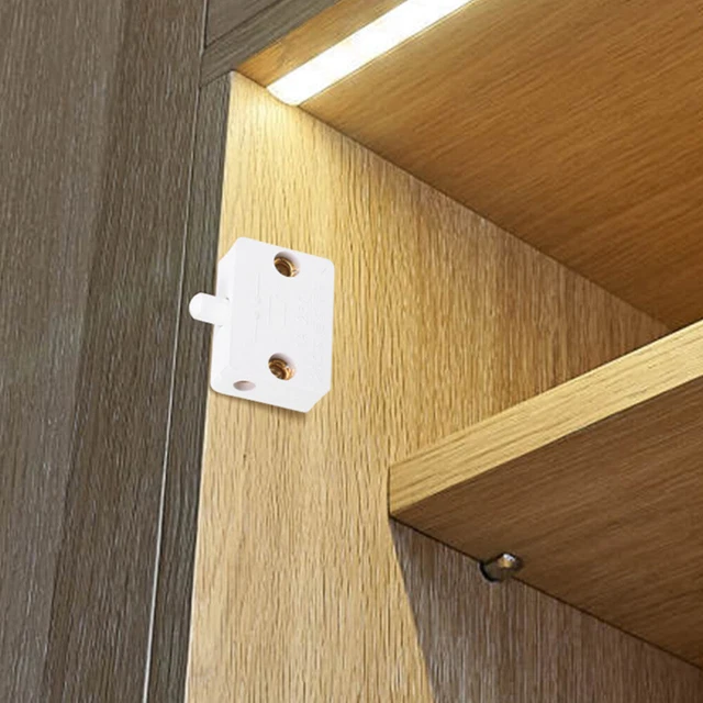 3 PIECES UNDER Light Switch Door Jamb Power Button Closet Lamp