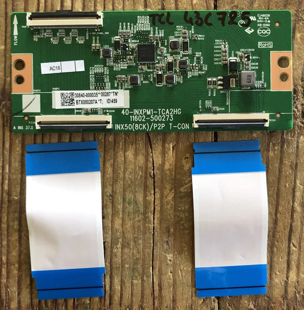 Carte T-CON Pour TV TCL / Grundig 43" - Modèles U43P6006, 43UD623, 43 VLX 6900, Occasion