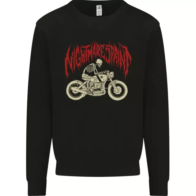 Nightmare Sprint Motorcycle Motorbike Biker Mens Sweatshirt Jumper