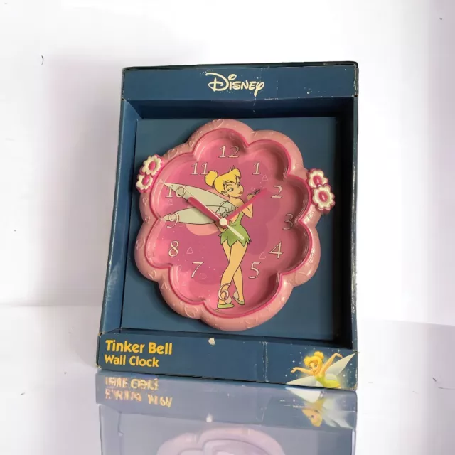 Disney-Fairy~Tinker Bell~Pink~Wall Clock