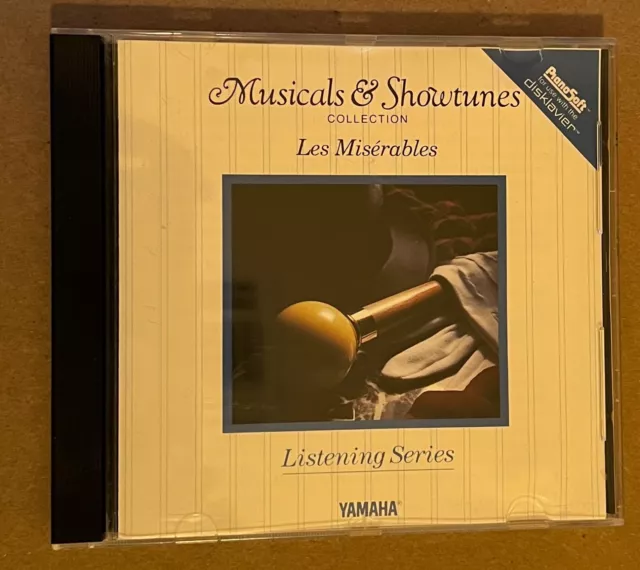 Les Miserables Yamaha 3.5" diskette PianoSoft for Disklavier MSC-1111