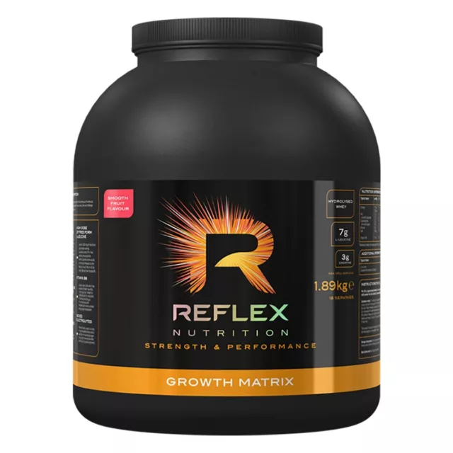 Reflex Nutrition Growth Matrix 1,8 kg - costruzione, forza, prestazioni e muscoli