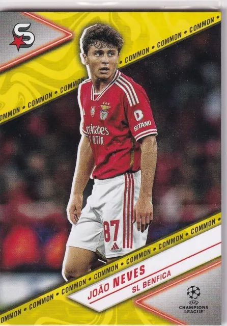 Topps UCL Super-Stars 23/24 No. 178 Joao Neves Yellow Variation Parallel