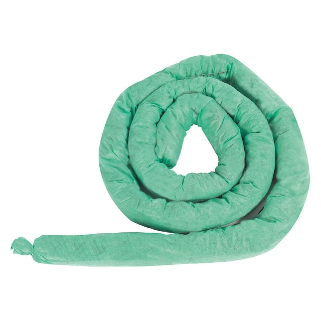 CONDOR 35ZR53 Absorb Sock,Chem/Hazmat,10ft L,PK4