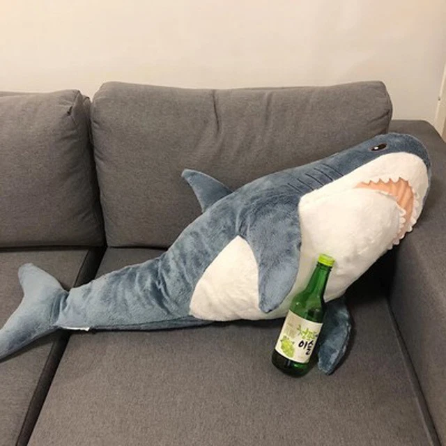 Soft Fluffy Shark Toy Large Soft Sea Shark Giant Cute Shark Stuffed Animals Toys