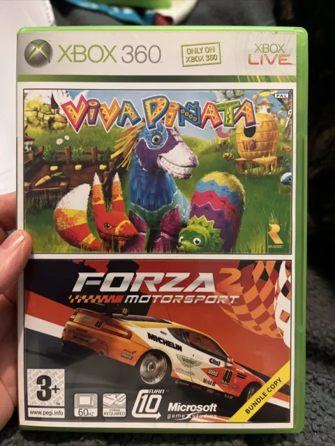 Viva Pinata & Forza Motorsport 2 Xbox 360 Racing Action Video Game Manuals PAL